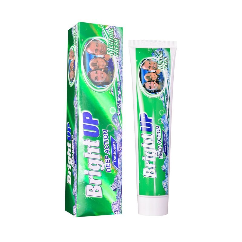 إضاءة أعلى Deep Action Menthol معجون أسنان طازج 120ml - تجربة إحساس تبريد فوري النعناع العشبي