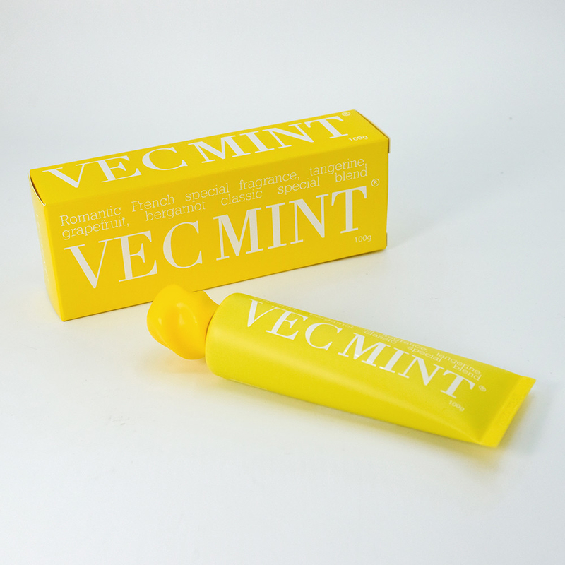100 غرام من معجون الأسنان الساخن VECMINT: رائحة فرنسية ممتازة مستوحاة من الجريب فروت، البيرغاموت والطنجارين