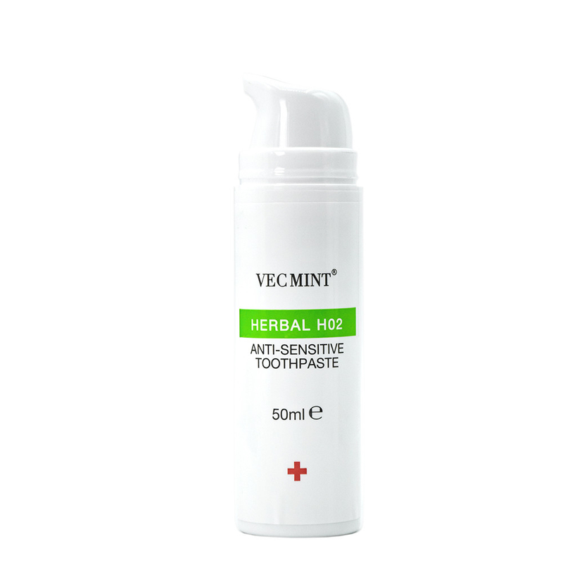 VECMINT Herbal H02 معجون أسنان مضاد للحساسية - 50 مل، صيغة مهدئة للأسنان الحساسة