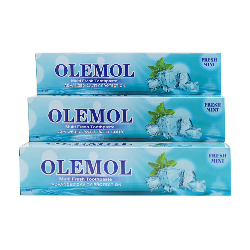 معجون الأسنان الطبيعي OLEMOL العشبي متعدد العناية 140g - 360° حماية الفم منتج نظافة الأسنان للرعاية اليومية الفموية