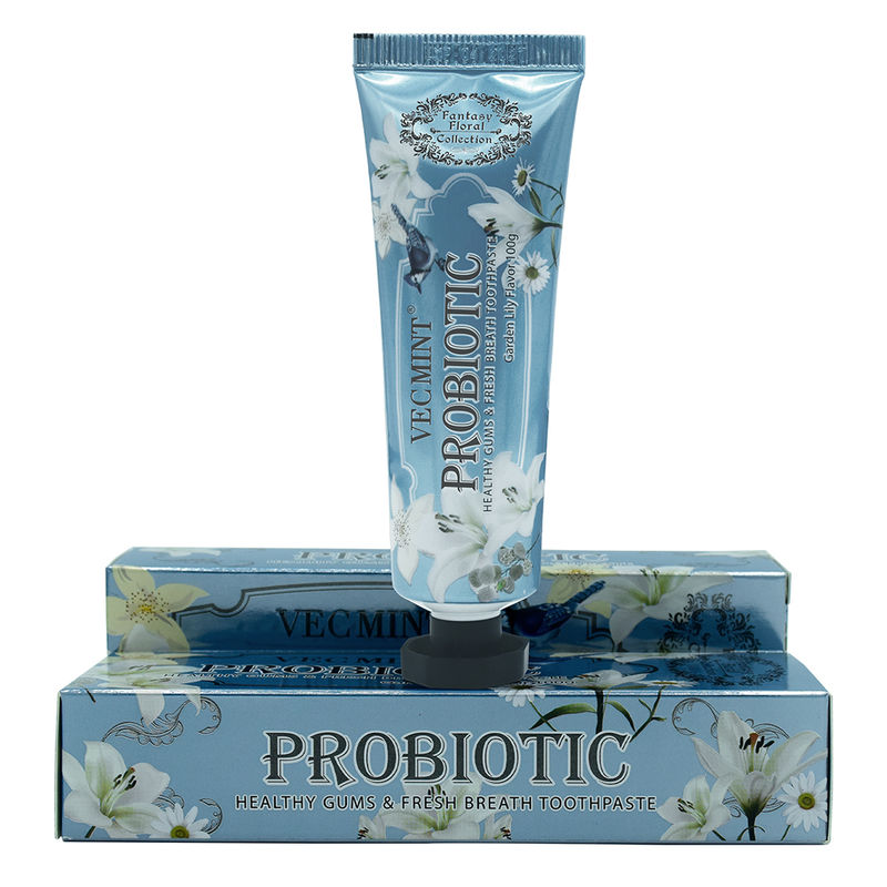 علبة أنبوب كرتونية للعناية بالفم معجون أسنان لتأثير تبييض خفيف ومعجون في عبوة تبييض