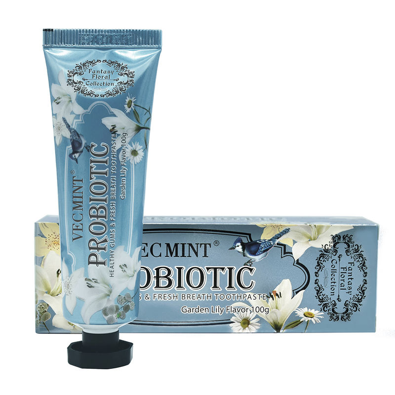علبة أنبوب كرتونية للعناية بالفم معجون أسنان لتأثير تبييض خفيف ومعجون في عبوة تبييض