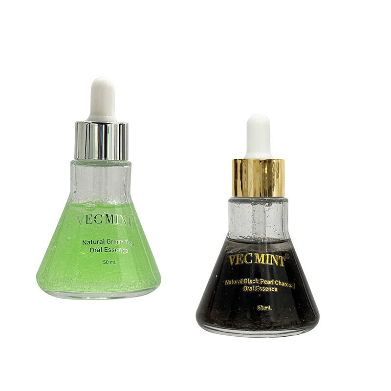 VECMINT الشاي الأخضر الطبيعي الجذور الفموية الجذور - العناية الفموية المركزة المصل للنظافة الفموية اليومية 50 مل بكمية كبيرة