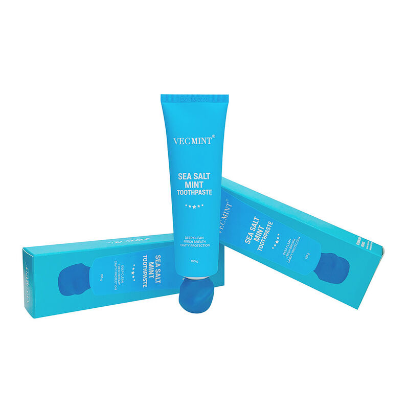 معجون أسنان فيكمنت 100 جرام بالنعناع وملح البحر - تنظيف عميق للأسنان وإنعاش النفس العناية بالفم