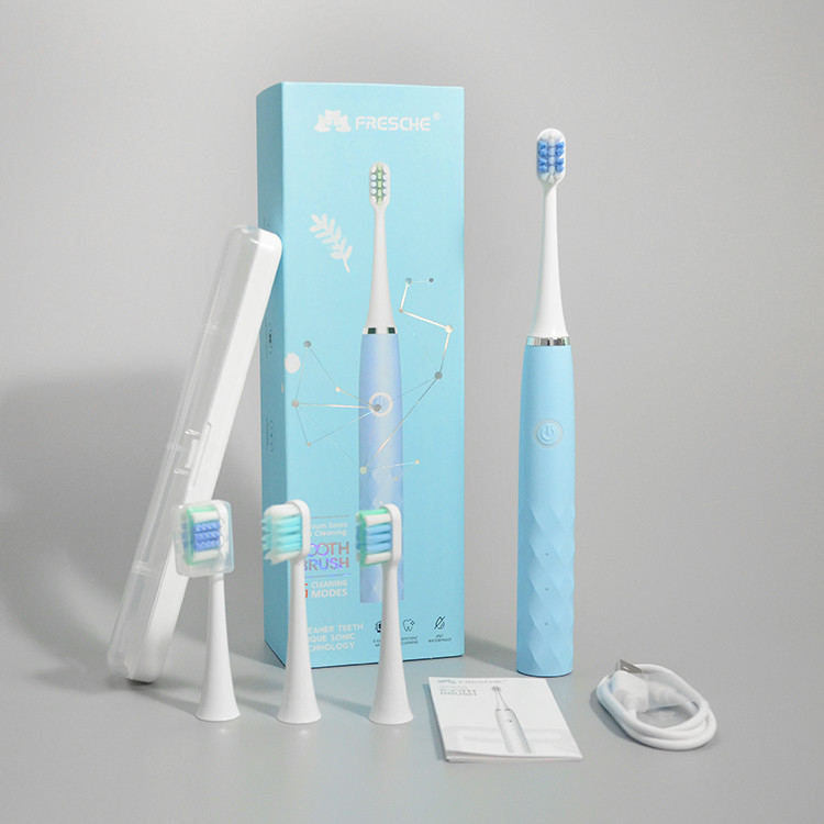 Type C USB Charging 6 In 1 Oral Care Toothbrushs 500mAh بطارية تعمل